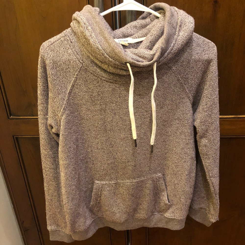 Super cozy turtle neck purple sweatshirt!